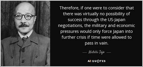 Hideki Tojo Quotes