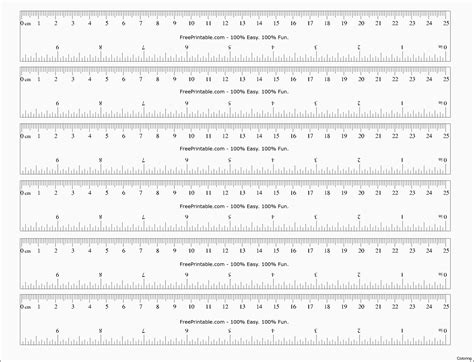 High-Quality Printable Centimeter Ruler