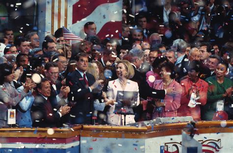 Hillary Clinton during the 1996 Presidential Campaign