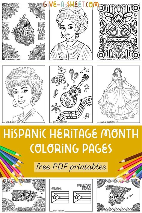 Hispanic Landmarks and Monuments Coloring Pages