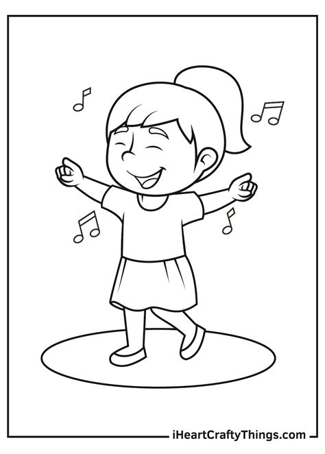 Hispanic Music and Dance Coloring Pages