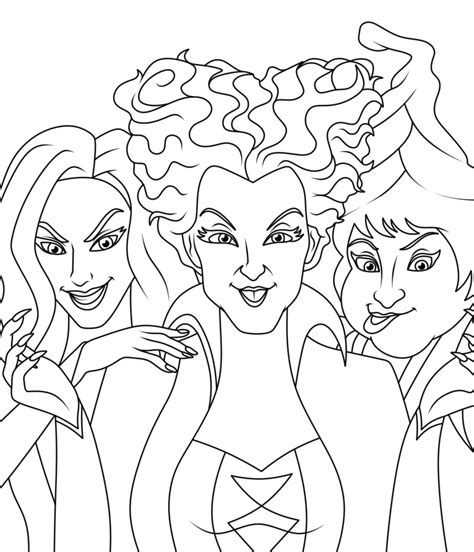 Hocus Pocus Coloring Pages