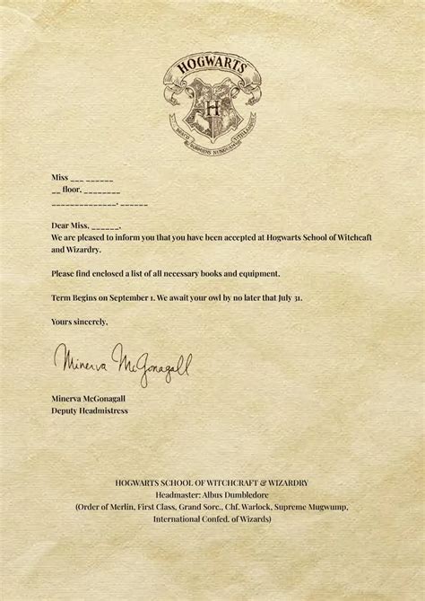 Hogwarts Castle Invitation