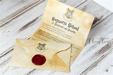 Hogwarts DIY Envelope