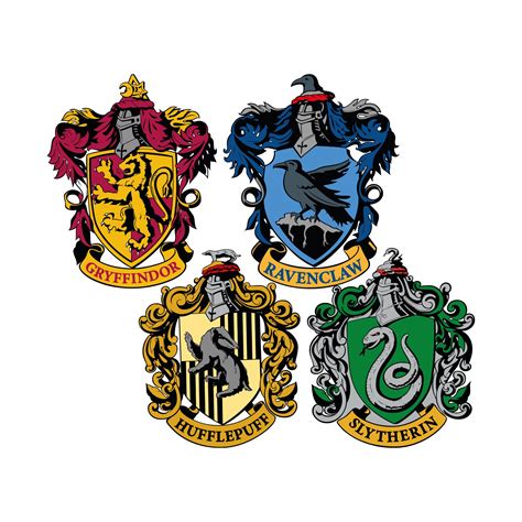 Hogwarts House Crests