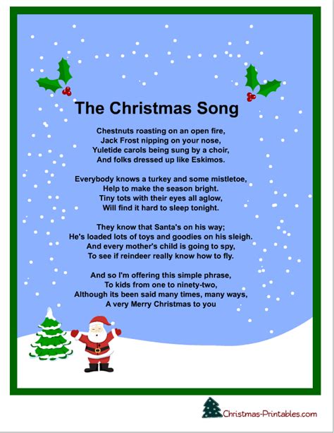 Holiday Lyrics 10