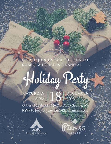 Holiday Party Flyers