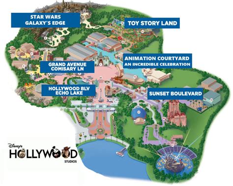 Hollywood Studios Map