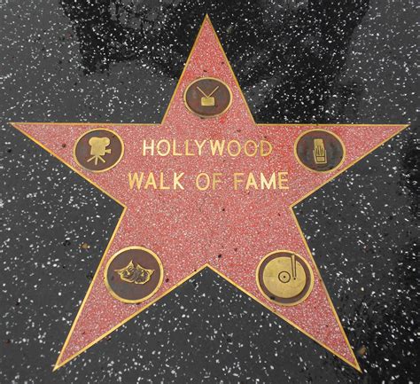 Hollywood Walk of Fame Star Template