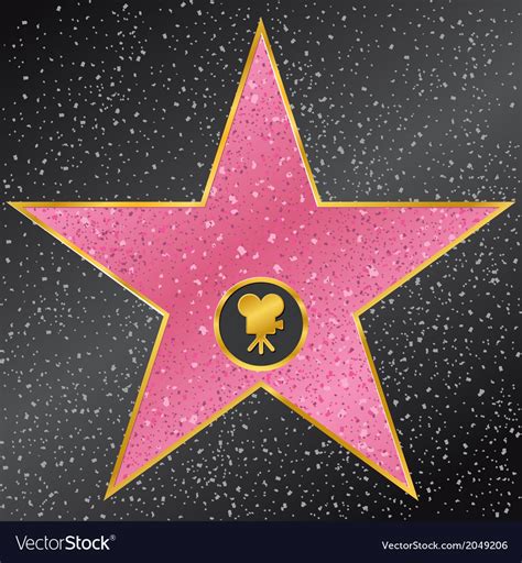 Hollywood Walk of Fame Star Template Design