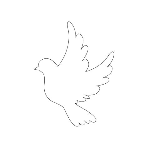 Holy Spirit Dove Template 10