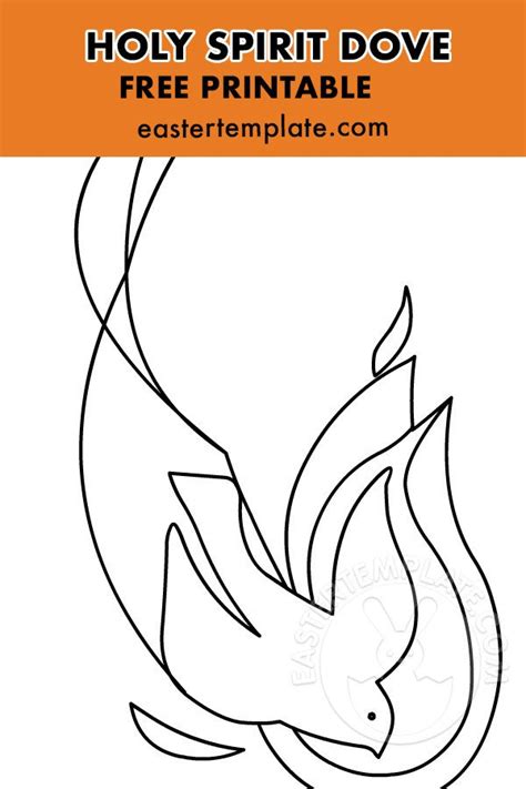 Holy Spirit Dove Template 2