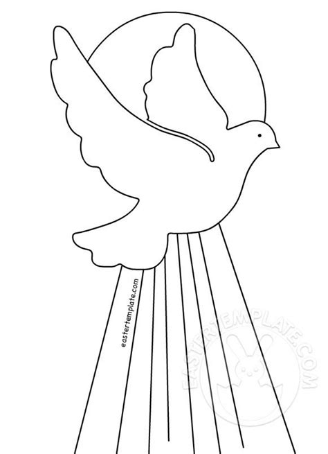 Holy Spirit Dove Template 4