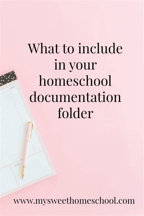 Homeschooling Documentation Requirements