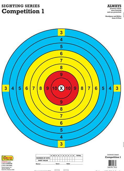 Honda Shooting Targets for Competition