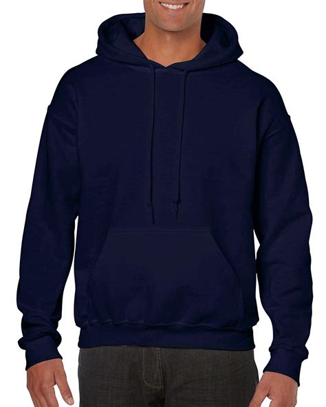 Hooded Sweatshirt Navy Style 7