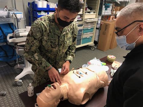 Hospital Corpsman training