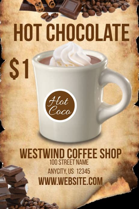 Hot Chocolate Template Design