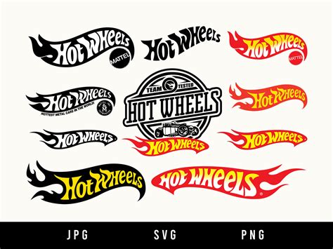 Hot Wheels Logo Printable Template