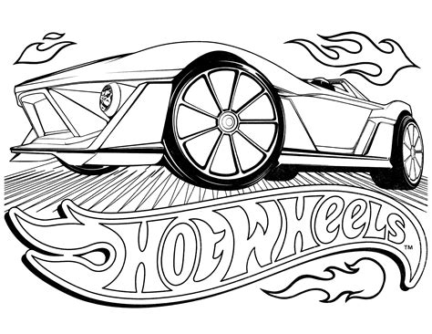 Hot Wheels Printables for Kids