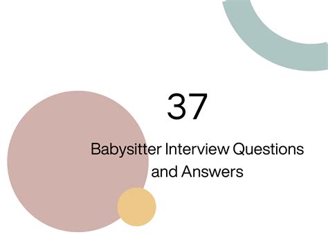 House Sitter Interview Questions