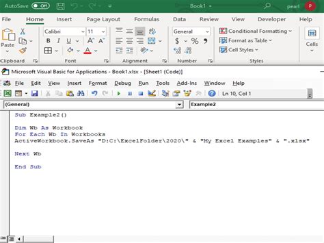 How to Save Excel Files as Xlsx with VBA