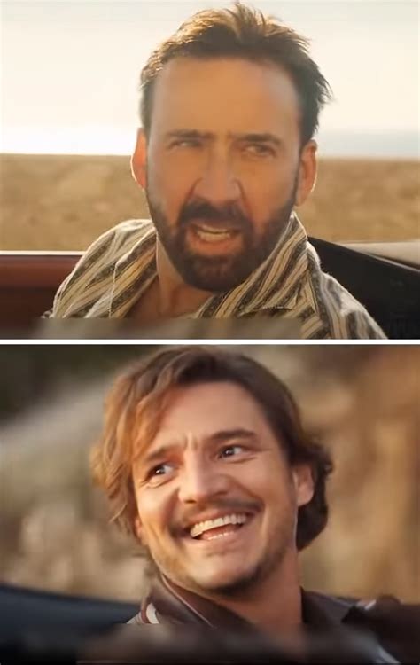 Using the Pedro Pascal Nicolas Cage Meme Template