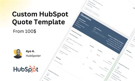 HubSpot Quote Template Example 10