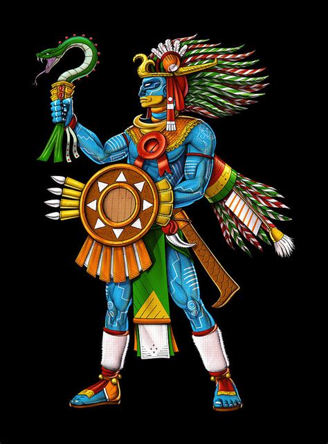 Depictions of Huitzilopochtli in art