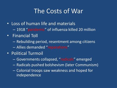 Human Cost of War