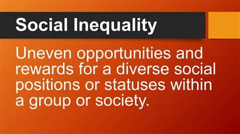 Human Services Addressing Social Inequality