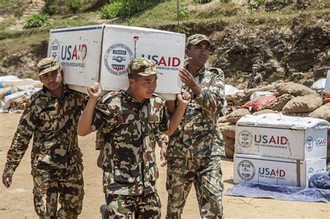 Aircraft Carrier Providing Humanitarian Assistance