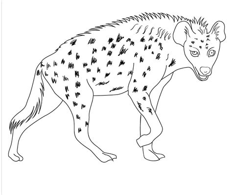 Hyenas Coloring Pages For Kids Free Printables