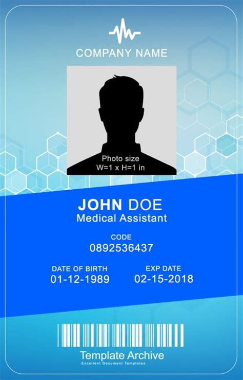 ID Card Template 4