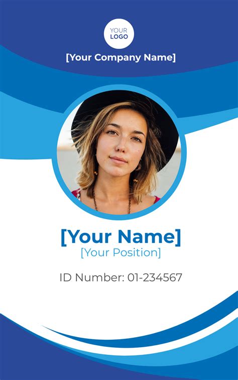 ID Card Template Example 4