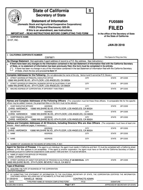 ID10T Form Sample