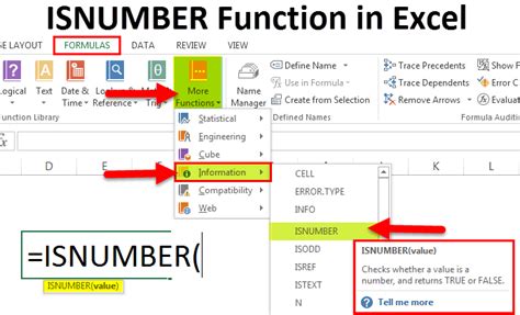 IF and ISNUMBER Functions