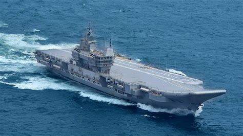 INS Vikrant in sea trials