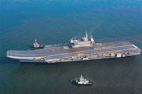 INS Vikrant during its commissioning