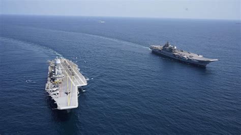 INS Vikrant in the Indian Ocean