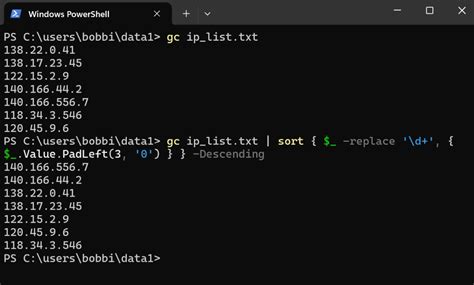 IP Address Sorting Best Practices