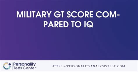 IQ Scores and Military Image