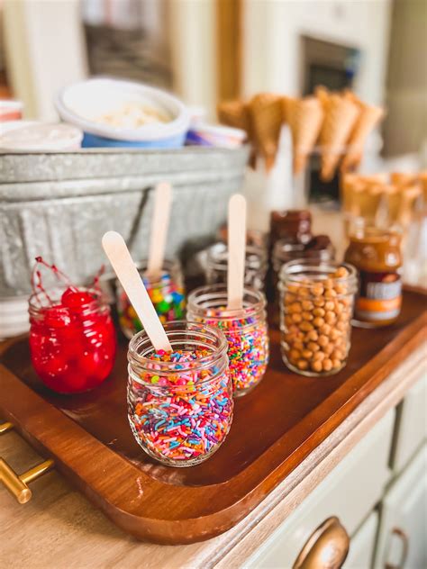 Ice Cream Sundae Bar Social