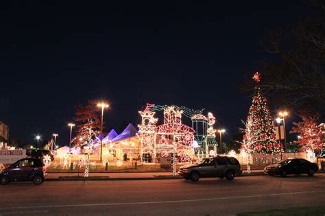 Ice skating rink at the Woodlands Lights Christmas event