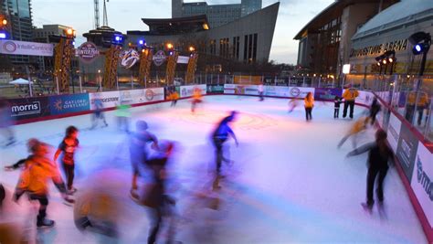 Ice Skating at the Bridgestone Winter Park