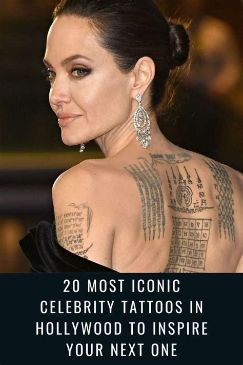 Most Iconic Hollywood Tattoos