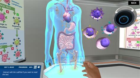 Immune System Simulator Mod for Educational Purposes