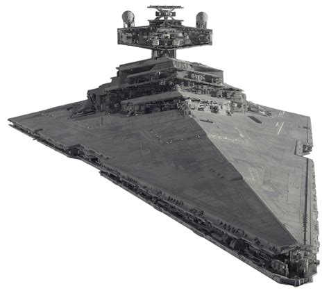 A scale comparison of Imperial Star Destroyer and a person