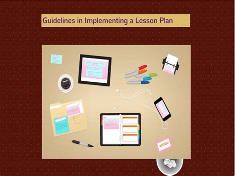 Implement the Lesson Plan