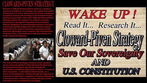 Implications of Cloward-Piven Strategy